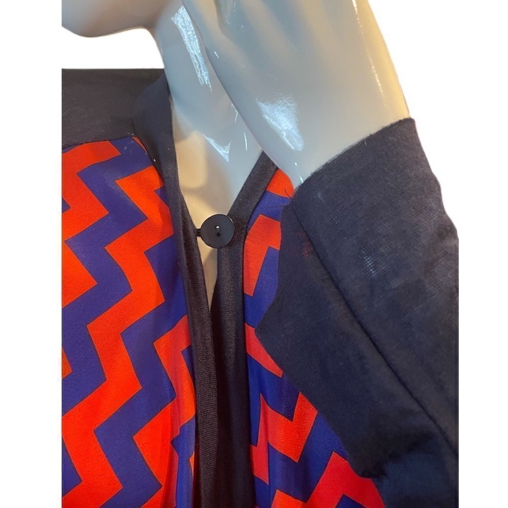 Coco Love Chevron Pattern Blouse - Picture 2 of 3